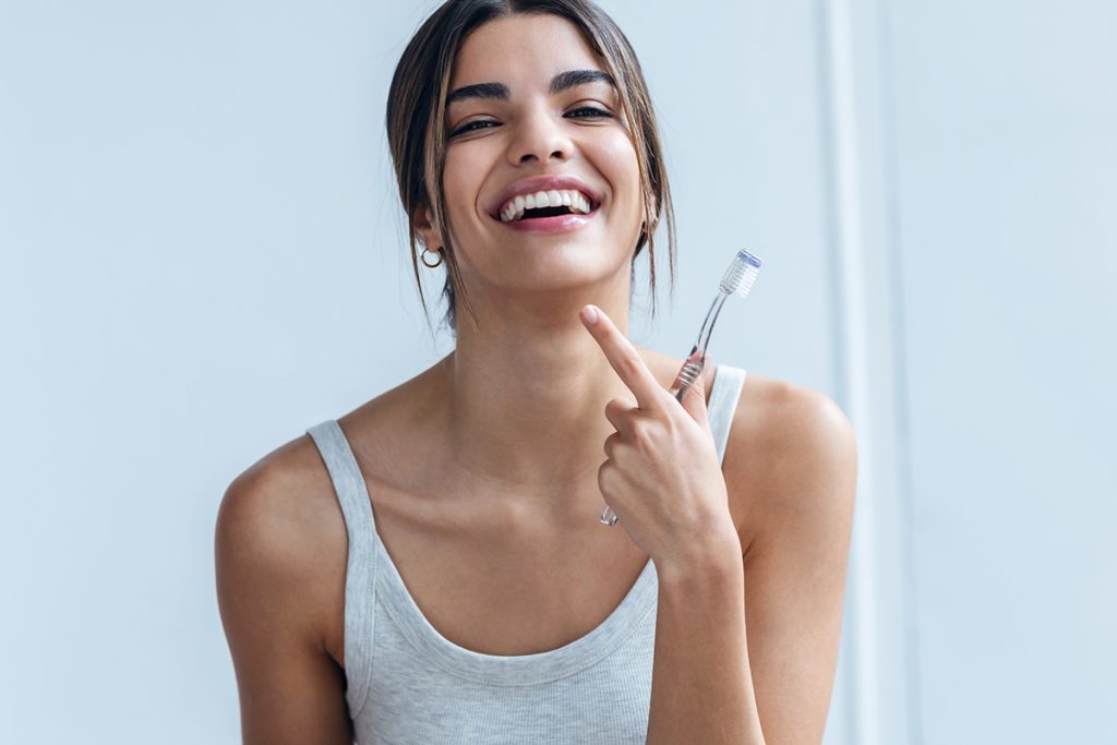 Senior Woman Smiling Face